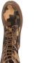 Casadei camouflage lace-up boots Brown - Thumbnail 4