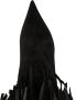 Casadei Cassidy 110mm fringed suede boots Black - Thumbnail 4