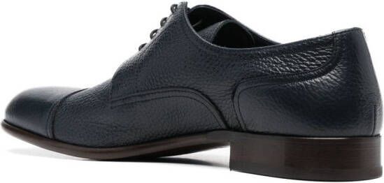 Casadei Cervo leather Derby shoes Blue