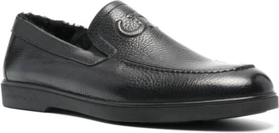 Casadei Cervo leather loafers Black