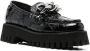 Casadei chain link-detail 50mm platform loafers Black - Thumbnail 2