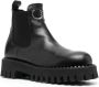 Casadei Chelsea leather boots Black - Thumbnail 2