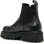 Casadei Chelsea leather boots Black - Thumbnail 3
