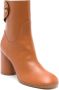 Casadei Cleo 80mm leather boots Brown - Thumbnail 2