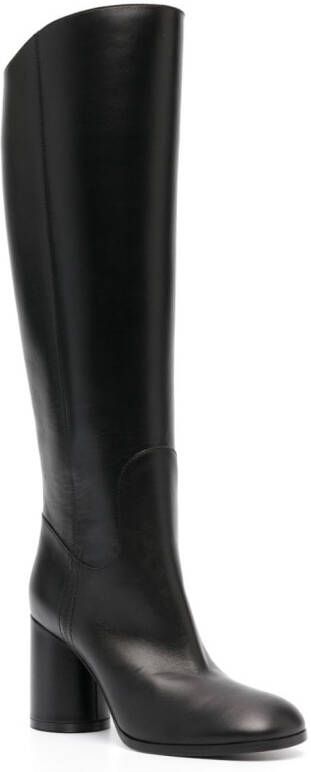 Casadei Cleo 90mm knee-length boots Black