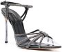 Casadei crystal-embellished 115mm heel pumps Black - Thumbnail 2