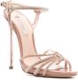 Casadei crystal-embellished 135mm heel sandals Neutrals - Thumbnail 2