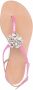 Casadei crystal-embellished sandals Pink - Thumbnail 4