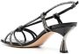 Casadei crystal-embellished strappy sandals Black - Thumbnail 3