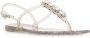 Casadei crystal strap jelly sandals Silver - Thumbnail 2