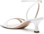Casadei cut-out patent-leather sandals White - Thumbnail 3