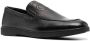 Casadei debossed-logo leather loafers Black - Thumbnail 2