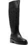 Casadei Dome quilted riding boots Black - Thumbnail 2