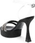 Casadei Donna Hollywood 120mm sandals Black - Thumbnail 3