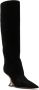 Casadei Elodie 85mm knee-length suede boots Black - Thumbnail 2