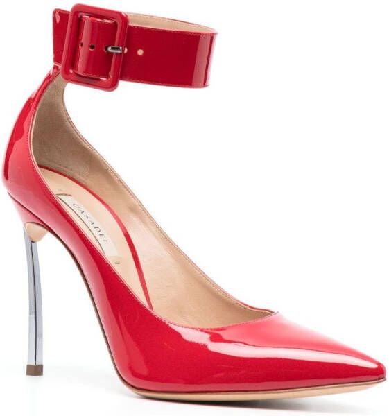 Casadei Eloisa 100mm pointed-toe pumps Red