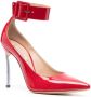 Casadei Eloisa 100mm pointed-toe pumps Red - Thumbnail 2