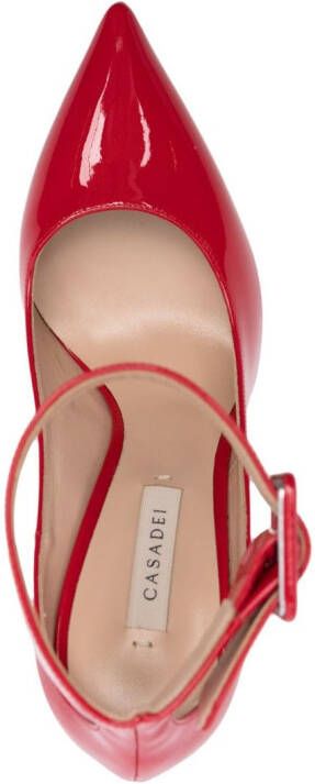 Casadei Eloisa 100mm pointed-toe pumps Red