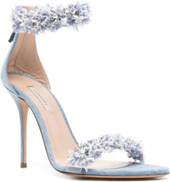 Casadei Elsa 100mm sandals Blue