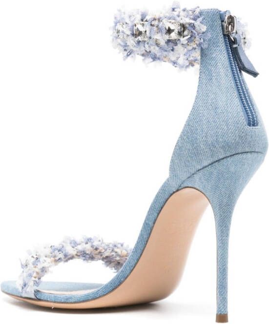 Casadei Elsa 100mm sandals Blue