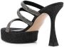 Casadei embellished calf leather mules Black - Thumbnail 3