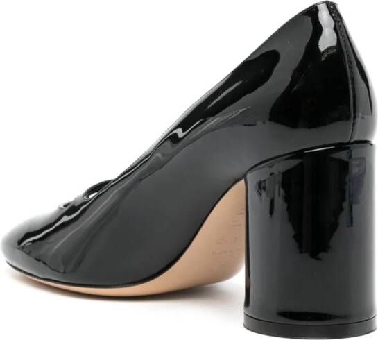 Casadei Emily Cleo 80mm leather pumps Black