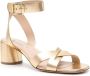 Casadei Emily Vesta 50mm sandals Gold - Thumbnail 2