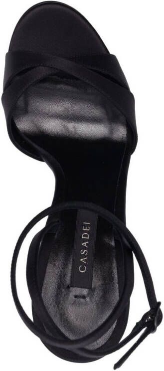 Casadei Flora 130mm sandals Black