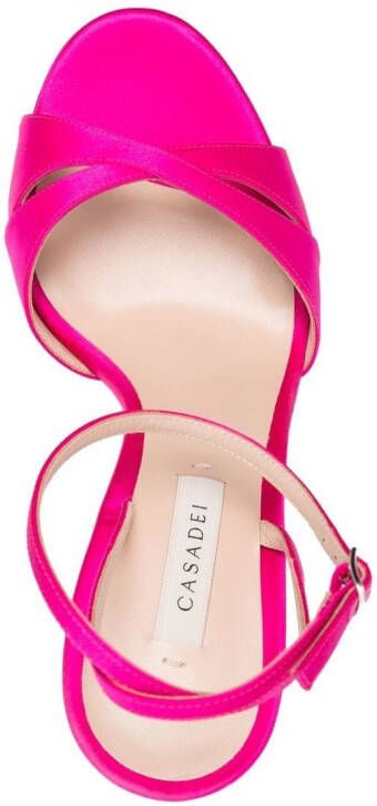 Casadei Flora 130mm sandals Pink