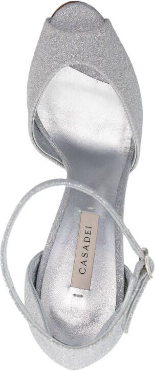 Casadei Flora Citylight 160mm sandals Silver