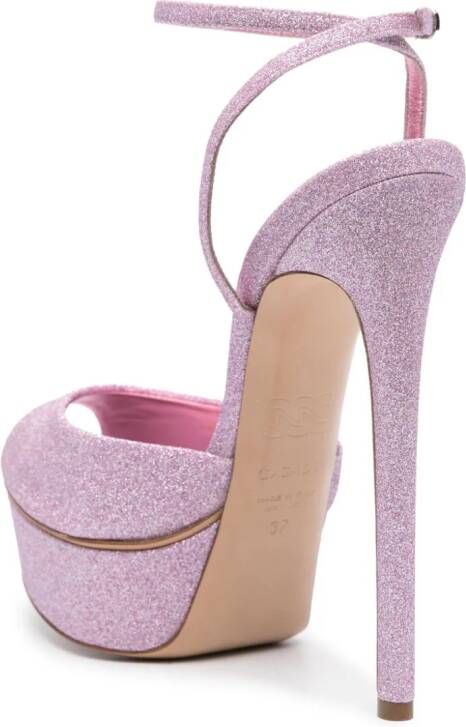 Casadei Flora Jolly 140mm sandal Pink