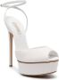 Casadei Flora Jolly 140mm sandal White - Thumbnail 2