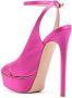 Casadei Flora Jolly 140mm satin sandals Pink - Thumbnail 3