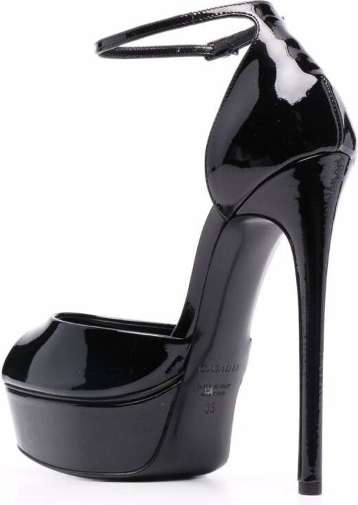 Casadei Flora stiletto sandals Black