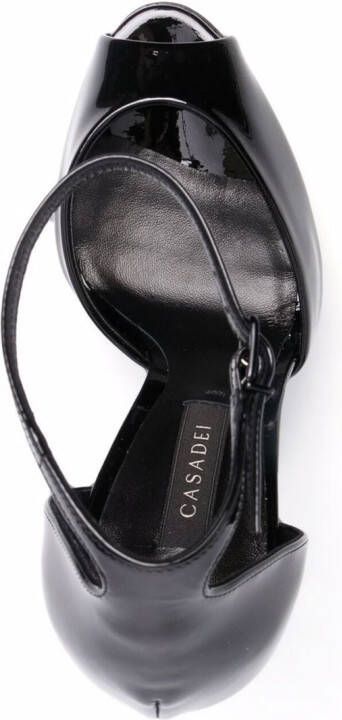 Casadei Flora stiletto sandals Black