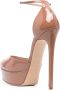 Casadei Flora Tiffany 150mm platform sandals Brown - Thumbnail 3