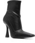 Casadei Geraldine 100mm leather boots Black - Thumbnail 2