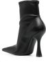 Casadei Geraldine 100mm leather boots Black - Thumbnail 3