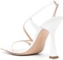 Casadei Geraldine 110mm leather sandal White - Thumbnail 3