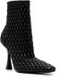 Casadei Geraldine Dome quilted leather boots Black - Thumbnail 2
