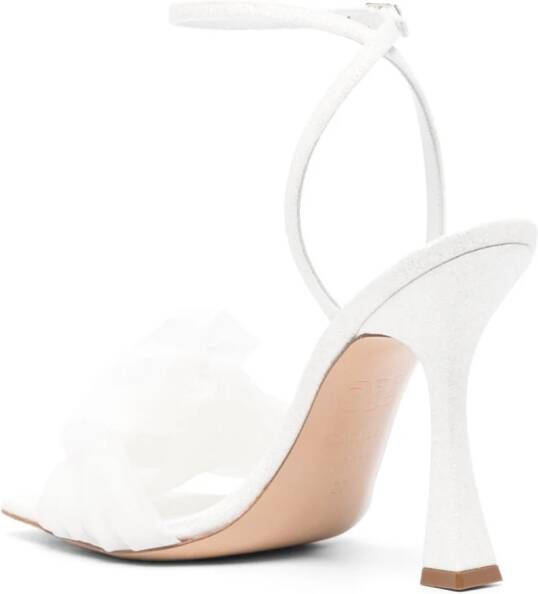 Casadei Geraldine Helen 100mm sandals White
