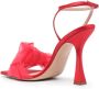 Casadei Geraldine Helen satin sandals Red - Thumbnail 3