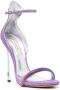 Casadei glitter 130mm heeled sandals Purple - Thumbnail 2