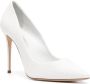 Casadei glittery pointed-toe pumps White - Thumbnail 2