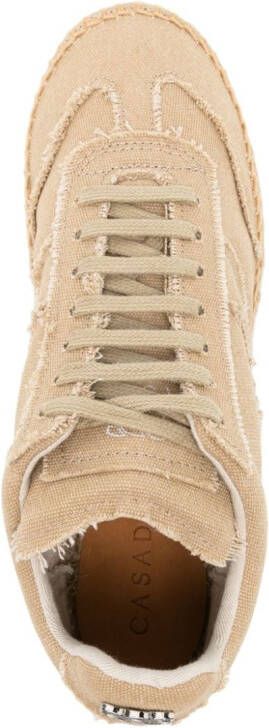 Casadei Holiday canvas sneakers Brown
