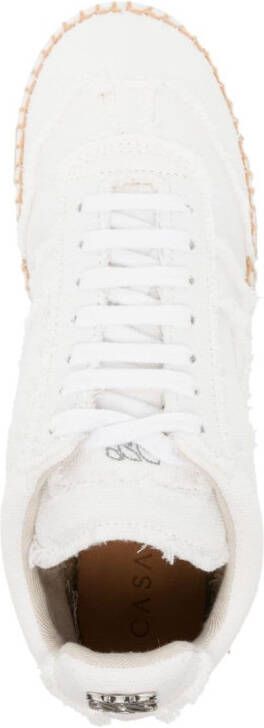Casadei Holiday canvas sneakers White