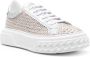 Casadei holographic interwoven sneakers Silver - Thumbnail 2