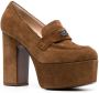 Casadei Isa 111mm suede pumps Brown - Thumbnail 2