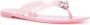 Casadei Jelly crystal-embellished flip flops Pink - Thumbnail 2