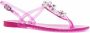 Casadei Jelly crystal-embellished sandals Pink - Thumbnail 2
